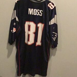 Reebok NFL Randy Moss NE Patriots football jersey
